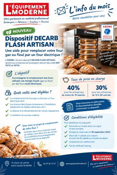 NEWSLETTER OCTOBRE 2026 - Decarb _ four électrique durable